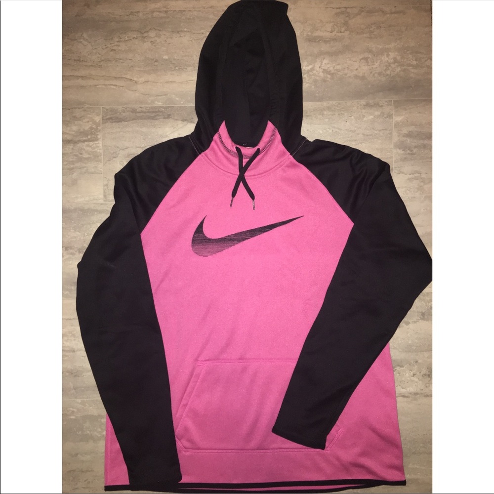 Pink Nike hoodie